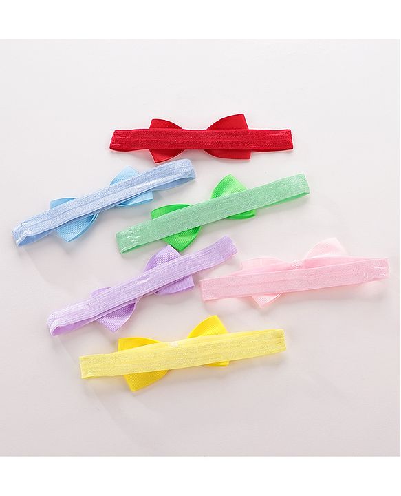 Babyhug Headbands Pack Of 6 - Multicolor