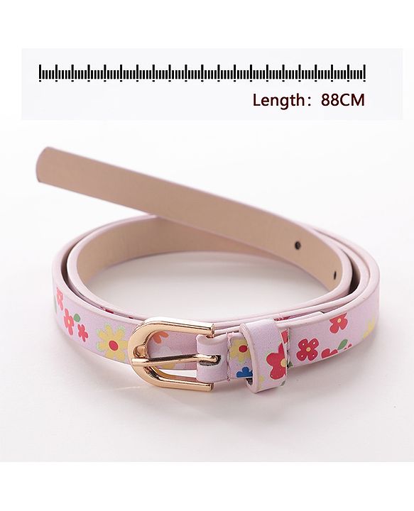 Babyhug Belt With Buckle Closure Free Size - Pink (Print May Vary)