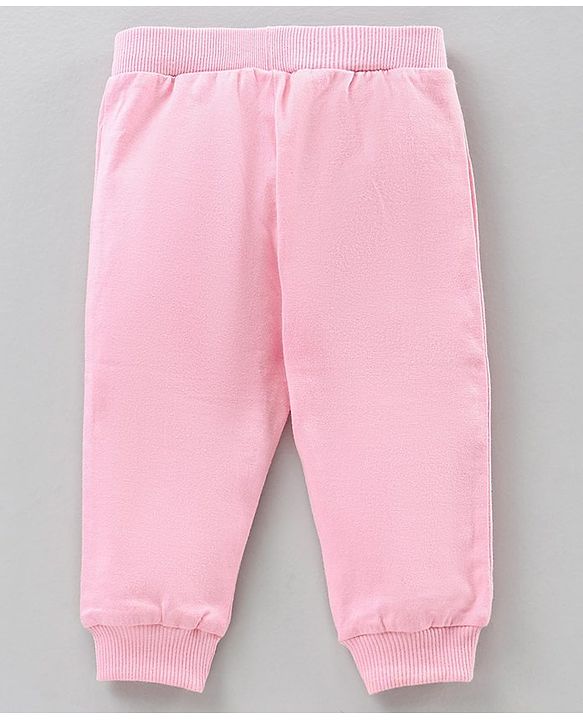 Babyhug Full Length Lounge Pants Floral Print Pack of 3 - Pink Blue