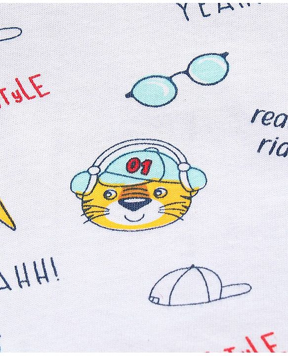 Babyhug Half Sleeves T-Shirts Multi Print Pack of 5 - Multicolor