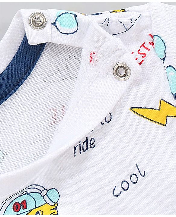 Babyhug Half Sleeves T-Shirts Multi Print Pack of 5 - Multicolor
