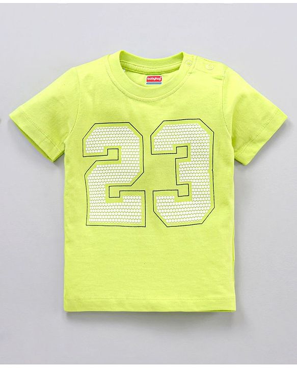 Babyhug Half Sleeves Cotton Football Printed and Striped T-shirts Pack of 3 - Multicolour