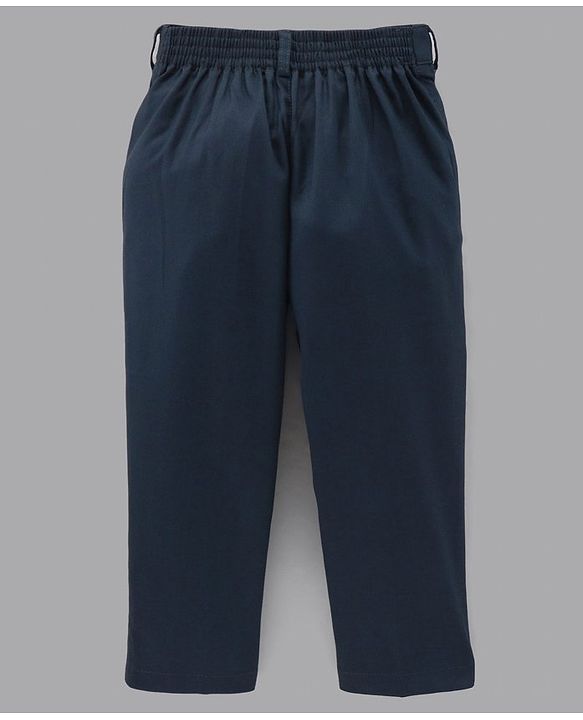 Babyhug Full Sleeves 3 Piece Party Suit - Light Navy Blue