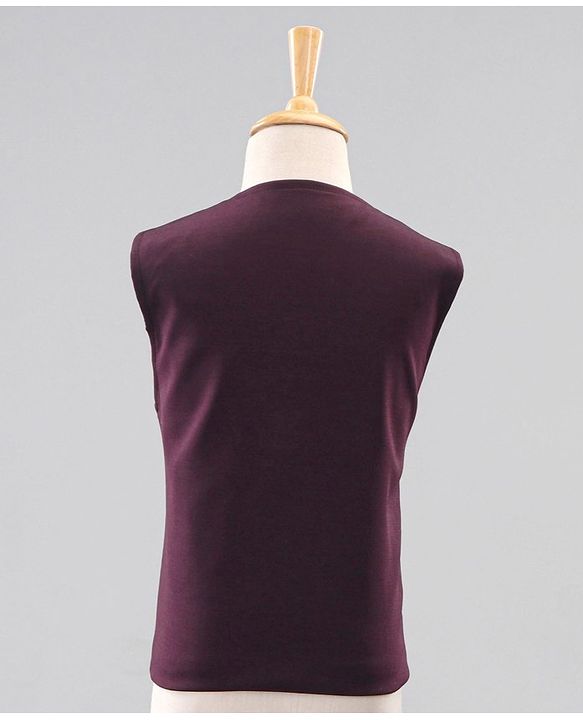Babyhug Full Sleeves Party Suits With Bow - Purple