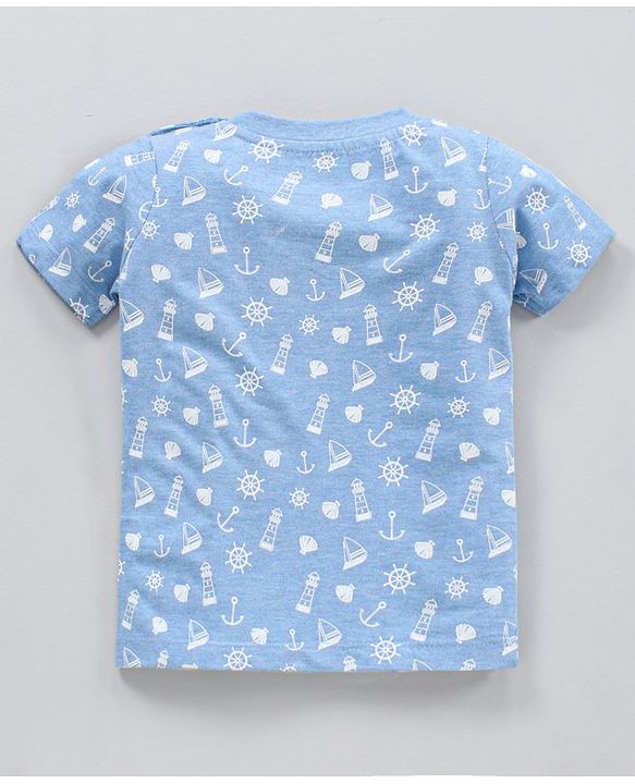 Babyhug Half Sleeves T-Shirts Multi Print Pack of 5 - Multicolor