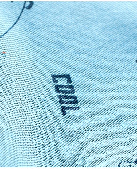 Pine Kids Half Sleeves Shirts Printed - Blue