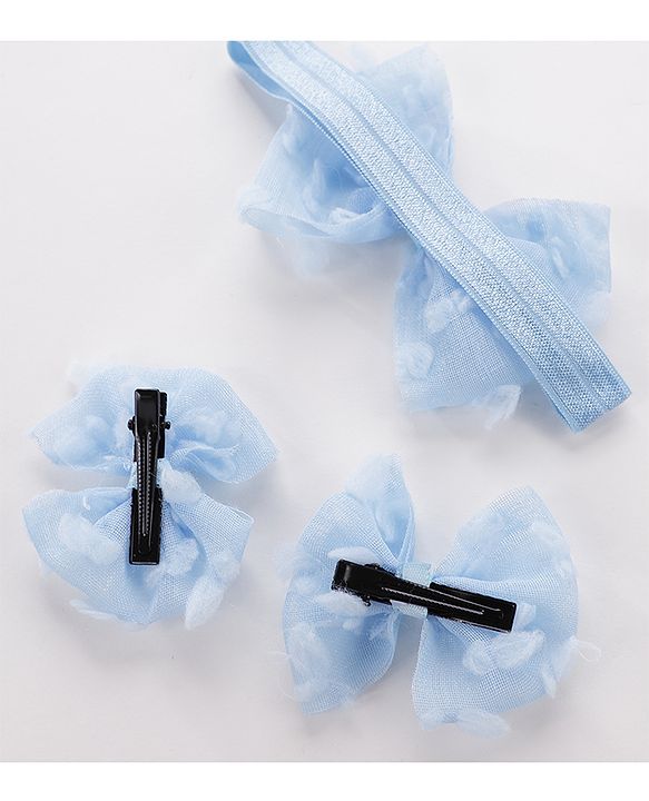 Babyhug Headbands Pack of 6 - Pink&Sky Blue