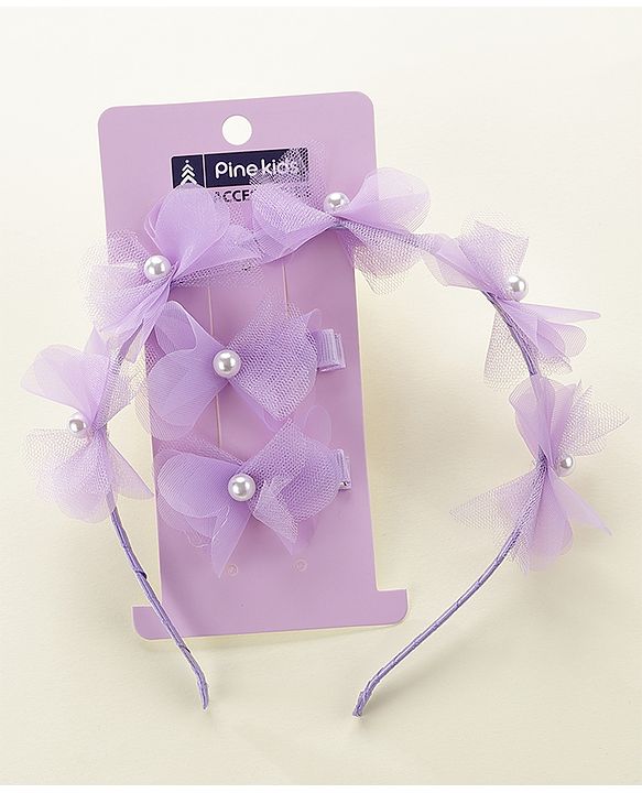 Pine Kids Hair Bands - Purple