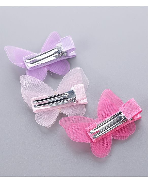 Pine Kids Hair Clips Pack of 6 - Multicolor