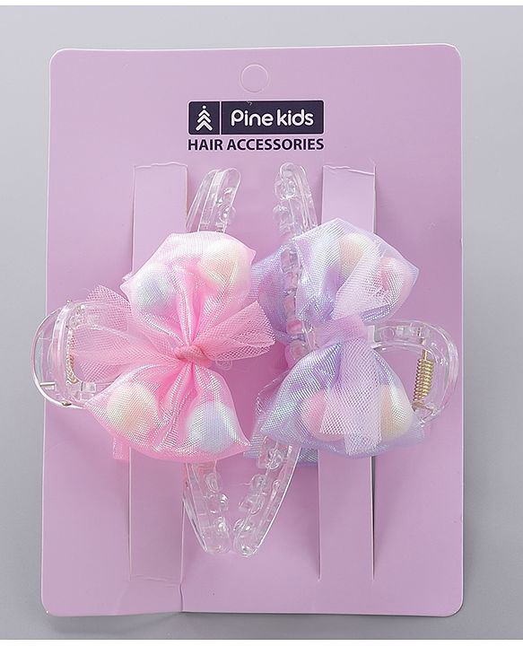 Pine Kids Hair Clips Pack of 2 -  Multicolour