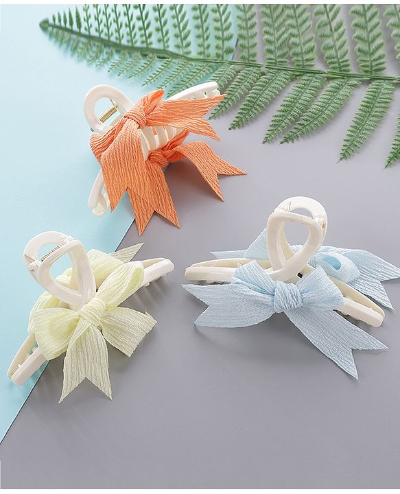 Pine Kids Hair Clips Pack of 3  - Multicolour
