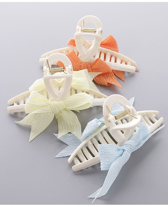 Pine Kids Hair Clips Pack of 3  - Multicolour