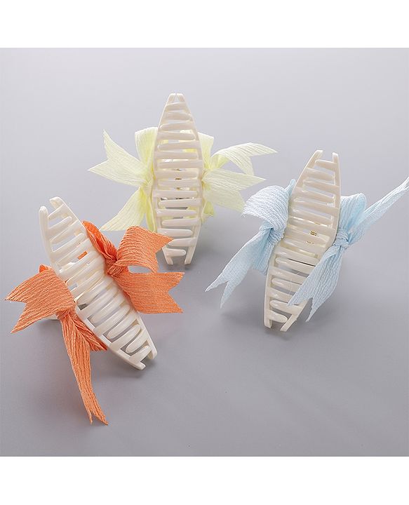 Pine Kids Hair Clips Pack of 3  - Multicolour
