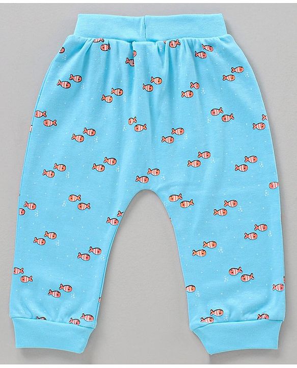 Babyhug Full Length Printed Diaper Leggings Pack of 3 - Multicolor