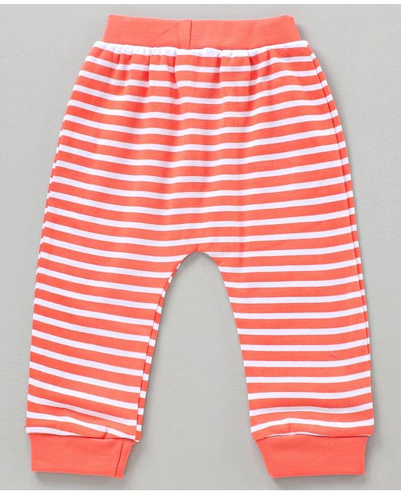 Babyhug Full Length Printed Diaper Leggings Pack of 3 - Multicolor