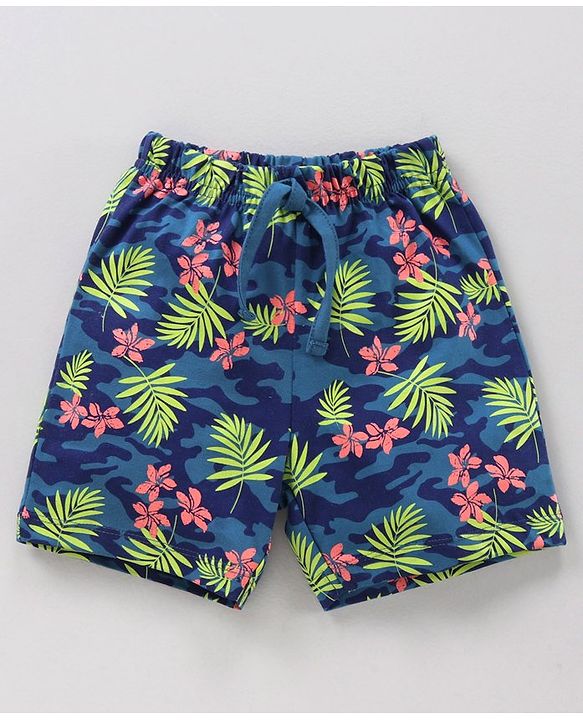 Babyhug Knee Length Shorts Printed Pack of 3 - Multicolor