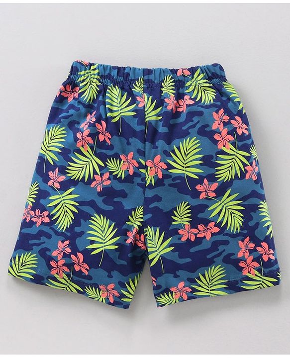 Babyhug Knee Length Shorts Printed Pack of 3 - Multicolor