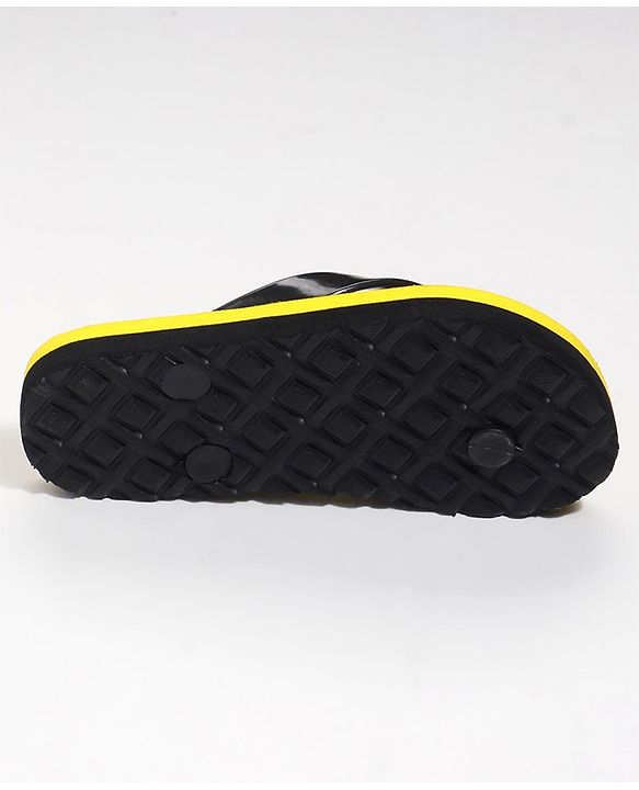 Cute Walk by Babyhug Slip On Flip Flops Mickey Mouse Print - Yellow