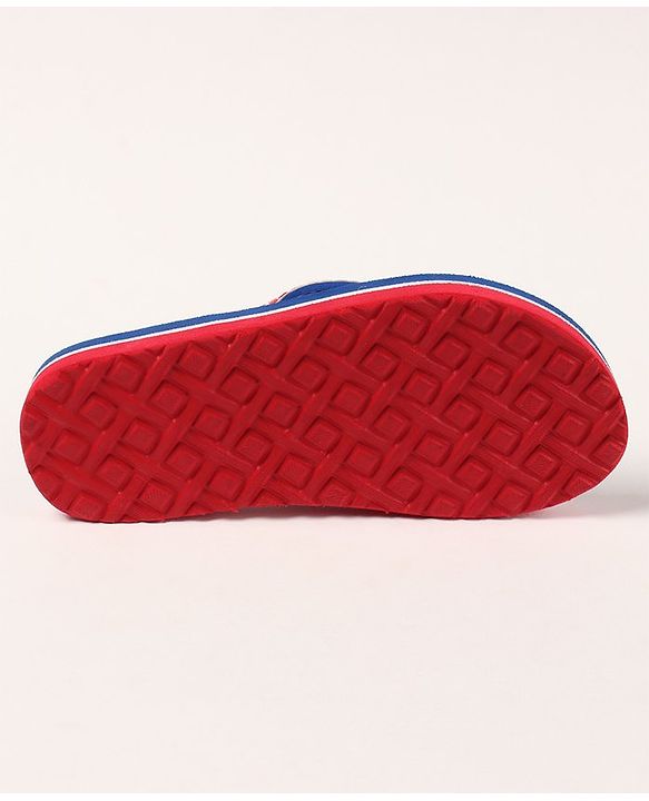 Pine Kids Flip Flops Spider Man Print - Royal Blue