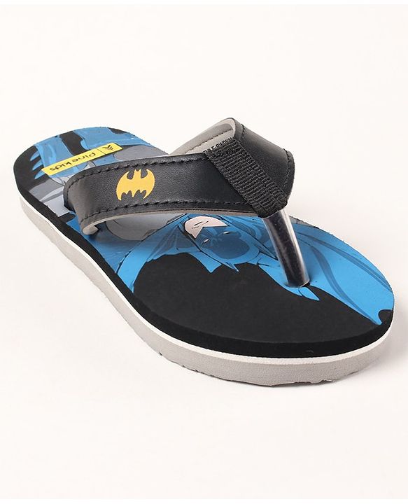Pine Kids EVA Batman Flip Flops - Black