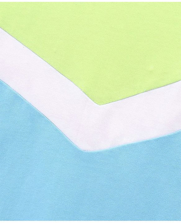 Pine Kids Half Sleeves Tee & Shorts HD Print - Blue