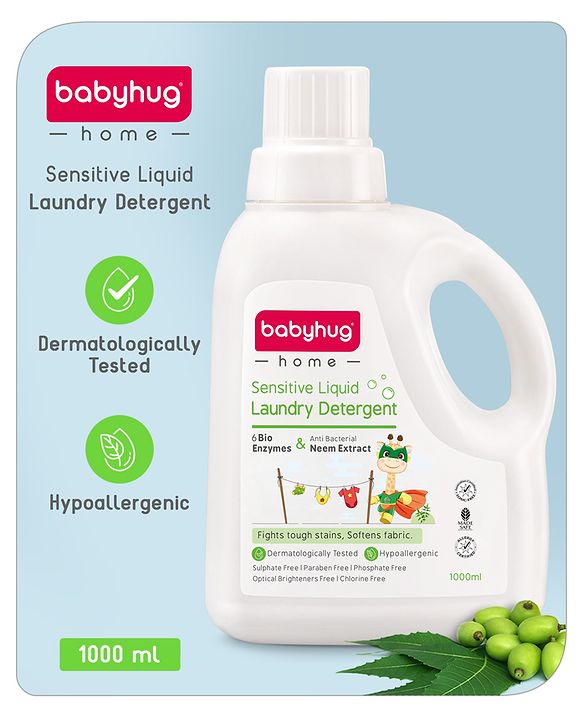 Babyhug Home Sensitive Liquid Laundry Detergent - 1000 ml