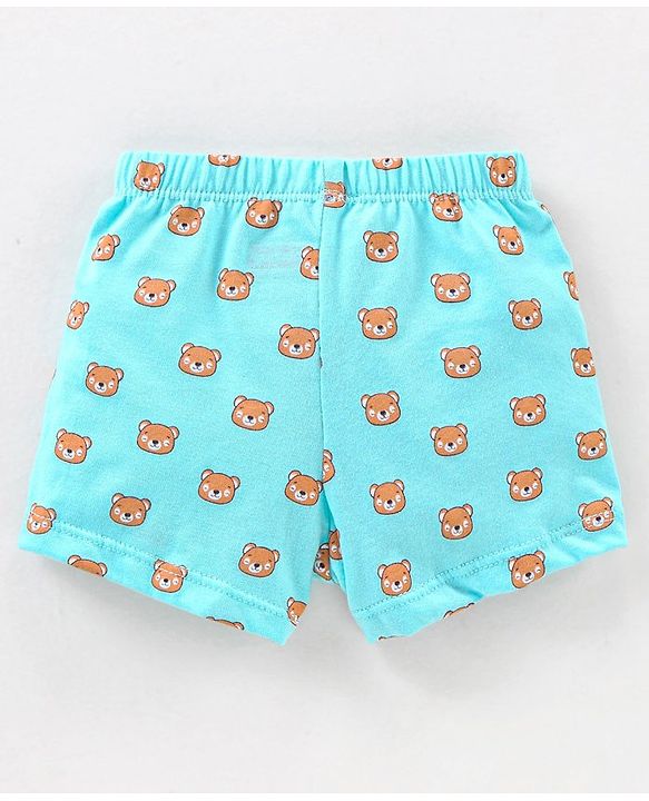 Babyhug 100% Cotton Striped & Star Printed Briefs Pack of 5 - Blue & Yellow