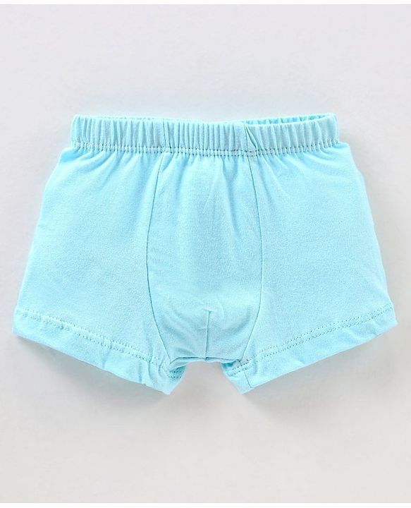 Babyhug 100% Cotton Striped & Star Printed Briefs Pack of 5 - Blue & Yellow