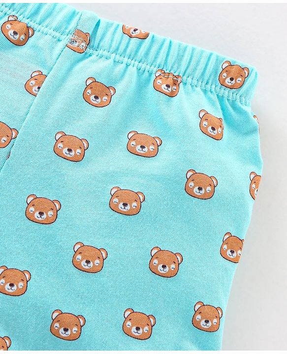 Babyhug 100% Cotton Striped & Star Printed Briefs Pack of 5 - Blue & Yellow