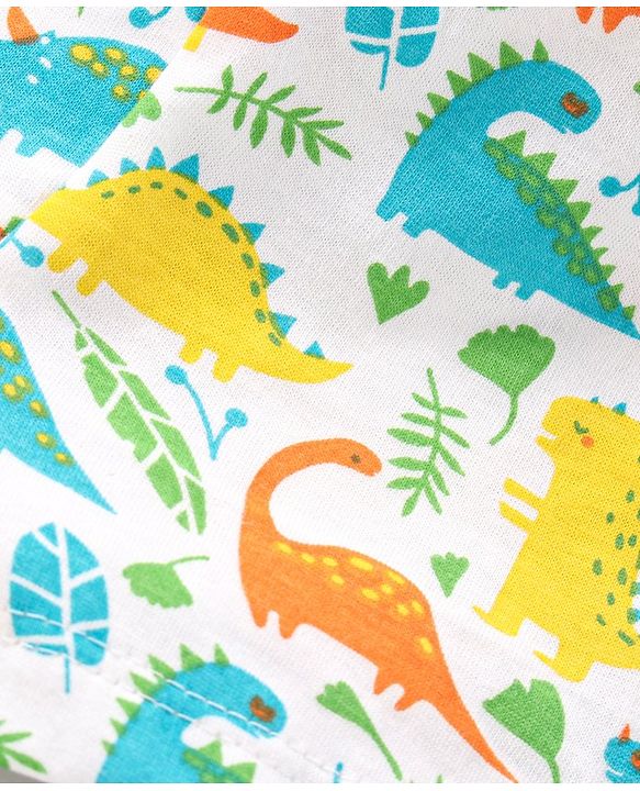 Babyhug  100 % Cotton Briefs Pack of 3 Dino Print - Multicolor