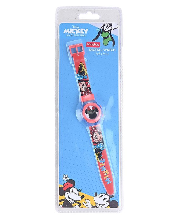 Babyhug Minnie Mouse Digital Watch - Multicolour