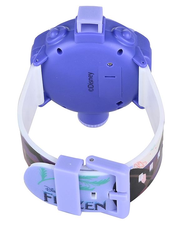Babyhug Disney Elsa & Anna Digital Projector Watch - Blue