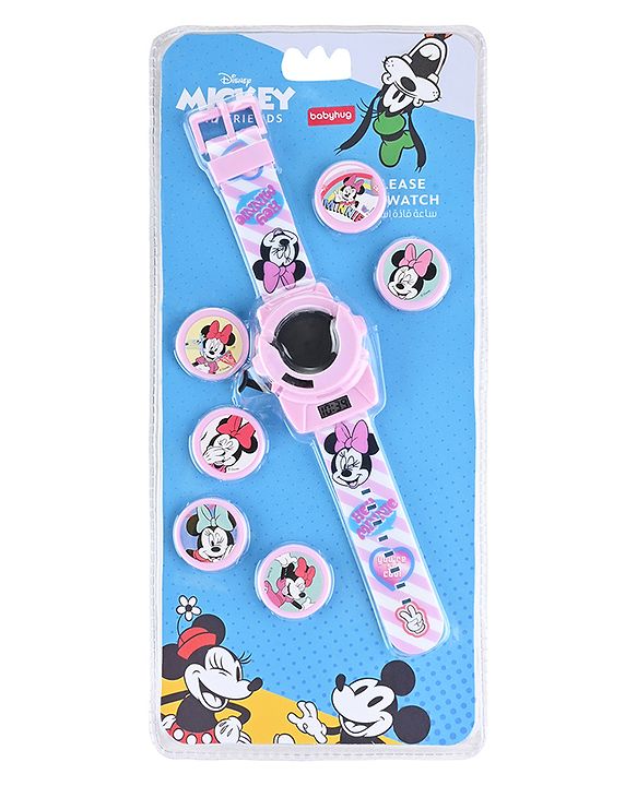 Babyhug Minnie Mouse Digital Watch - Purple
