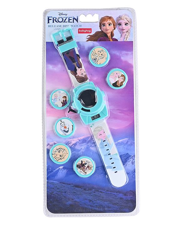 Babyhug Disney Frozen Release Disc Watch - Blue