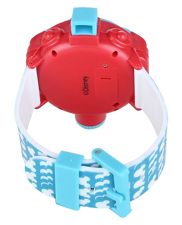 Babyhug Mickey Mouse Projector Digital Watch - Red Blue