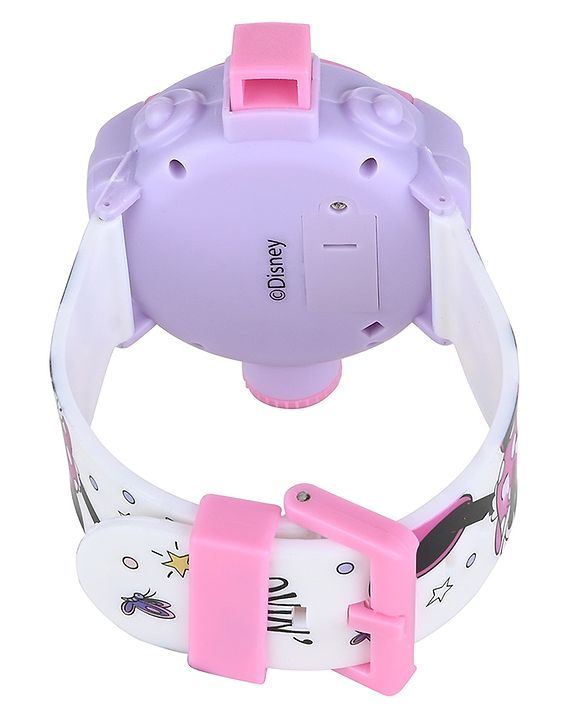 Babyhug Minnie Digital Projector Watch - Purple Pink