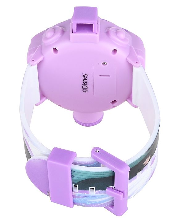 Babyhug Disney Frozen Digital Projector Watch - Purple