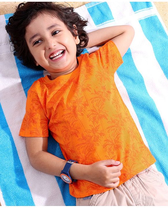 Babyhug Half Sleeves T Shirts Pack of 5 - Multicolour