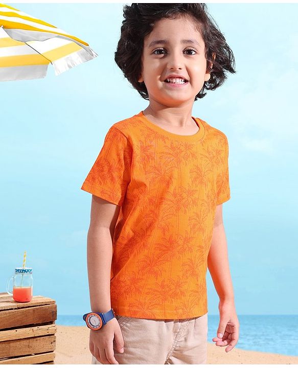 Babyhug Half Sleeves T Shirts Pack of 5 - Multicolour