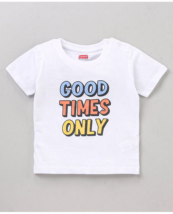 Babyhug Half Sleeves T Shirts Pack of 5 - Multicolour