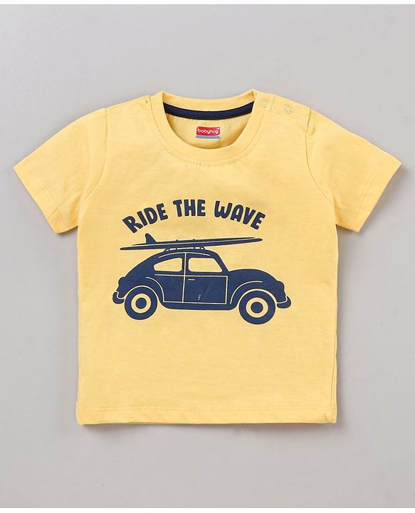 Babyhug Half Sleeves T Shirts Pack of 5 - Multicolour