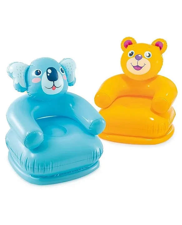 Intex Inflatable Happy Animal Chair (Colour Print May Vary