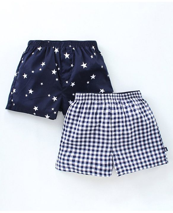 Pine Kids Assorted Boxers Pack Of 2 - Multicolor