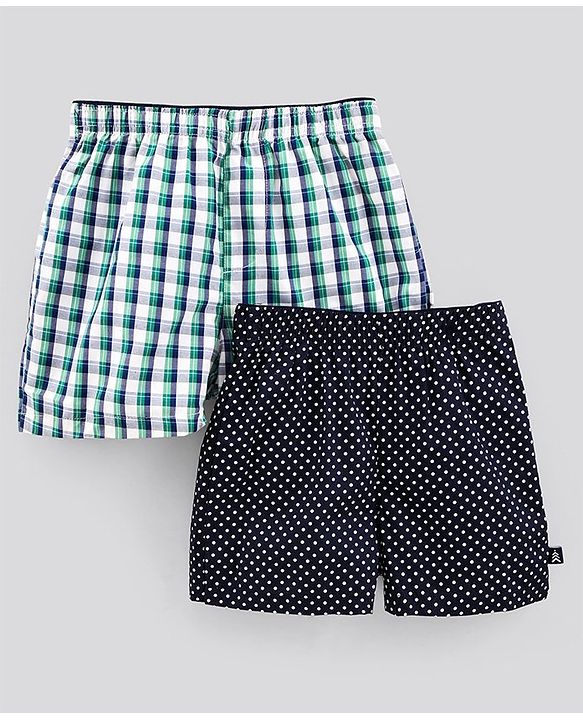 Pine Kids Boxers Pack Of 2 Multi Print (Color May Vary)