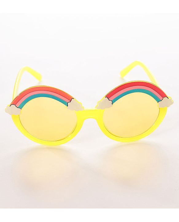 Babyhug Sunglasses - Yellow & Purple