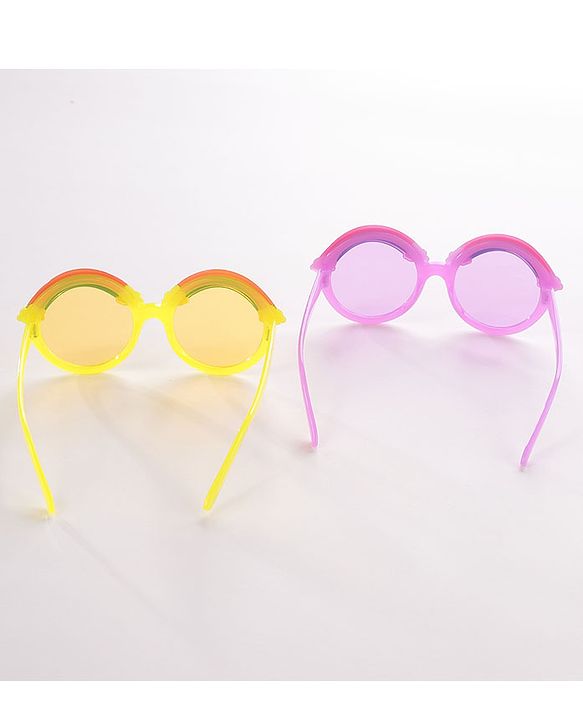 Babyhug Sunglasses - Yellow & Purple
