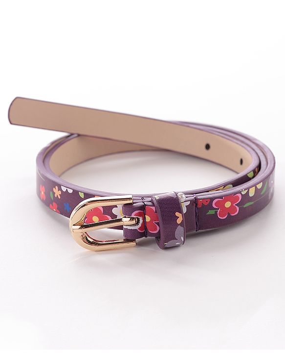 Babyhug Belt With Buckle Closure Free Size - Purple
