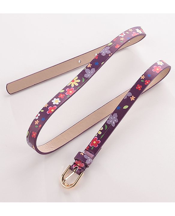 Babyhug Belt With Buckle Closure Free Size - Purple