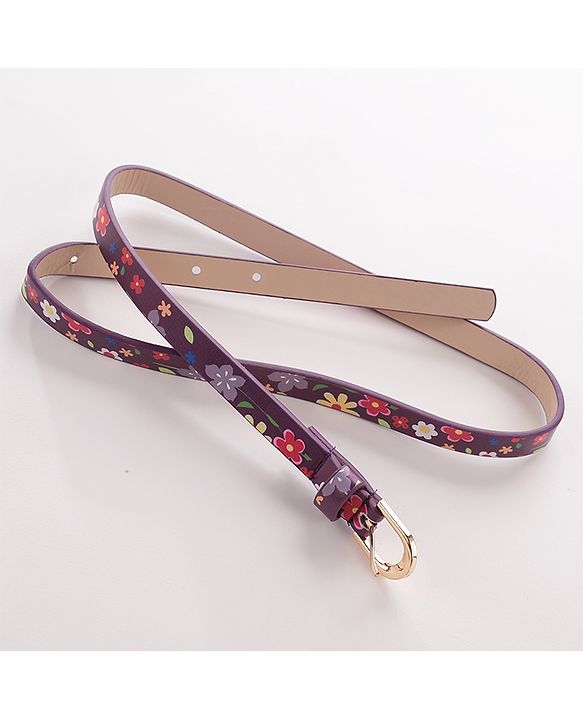 Babyhug Belt With Buckle Closure Free Size - Purple
