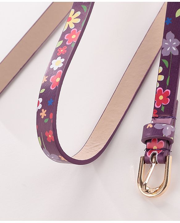 Babyhug Belt With Buckle Closure Free Size - Purple